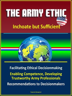 cover image of The Army Ethic